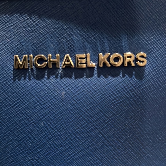 MICHAEL KORS navy blue extra large tote bag - Picture 4 of 5